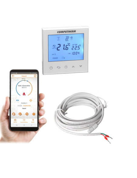 Wi-Fi термостат COMPUTHERM E280 - Жичен Wi-Fi термостат COMPUTHERM E280 - Жичен